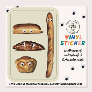 Googly Bread Sticker