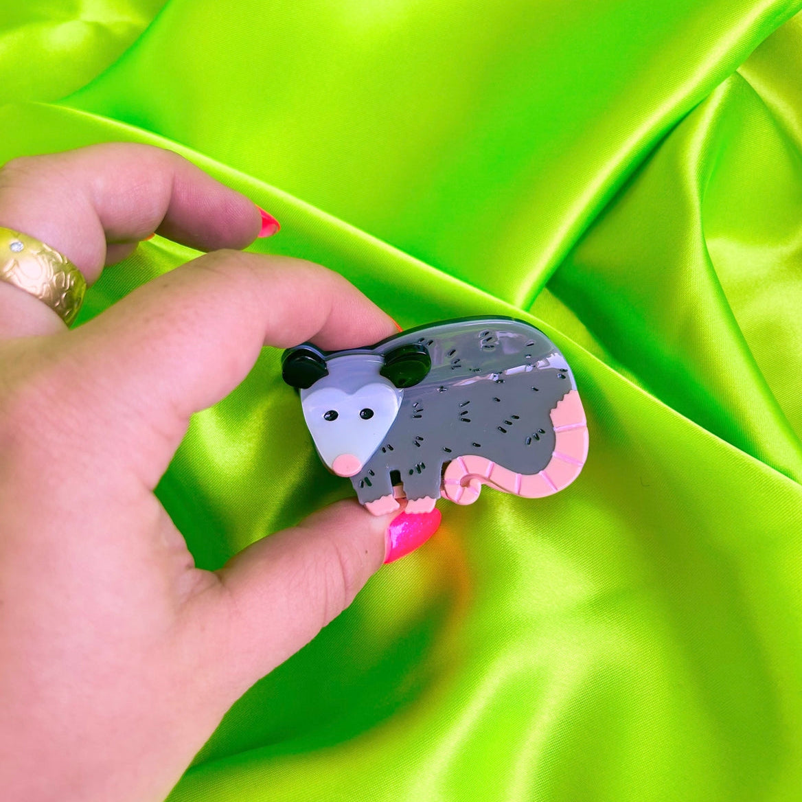 Mini Possum Hair Claw