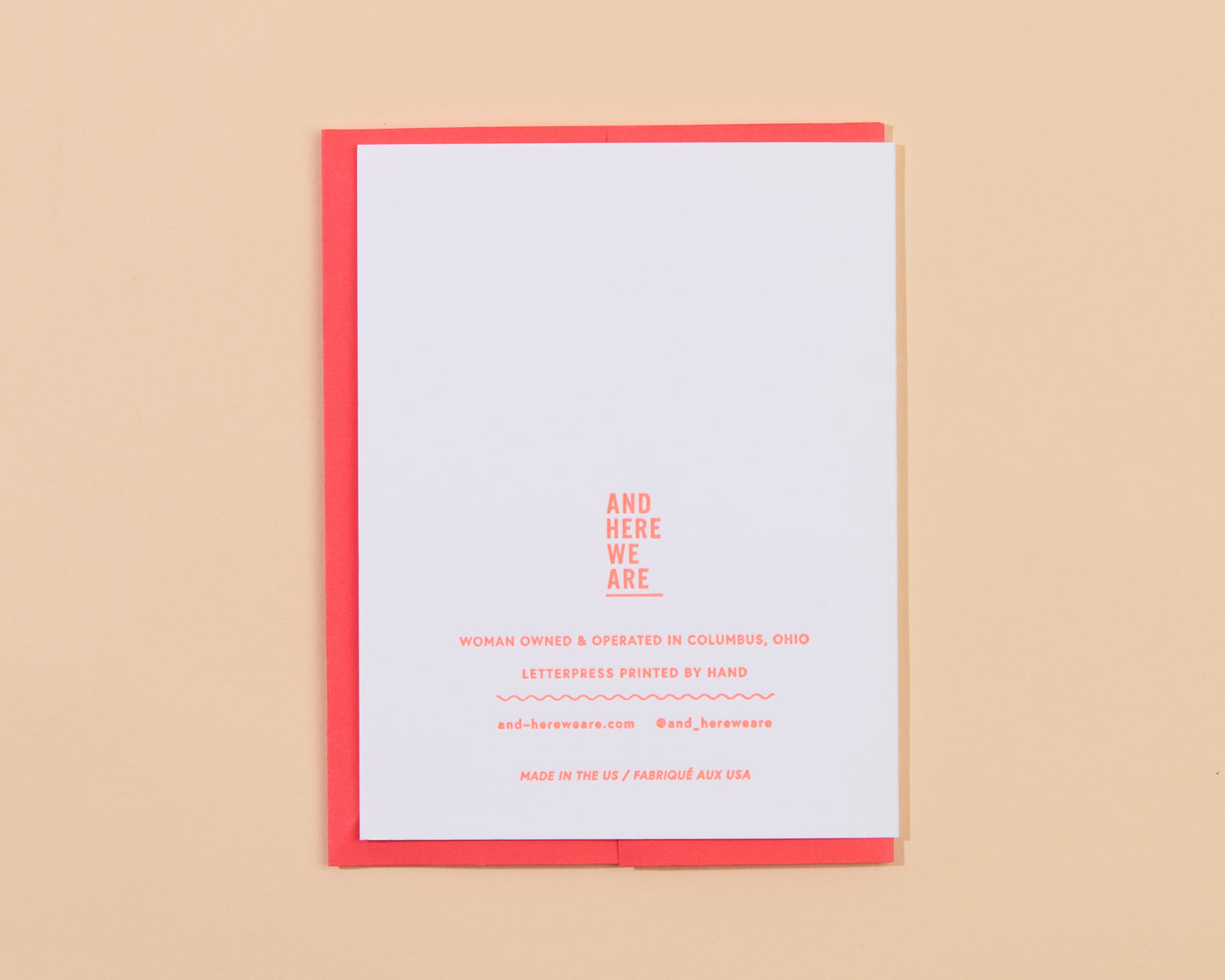 We're Butter Together Letterpress Greeting Card