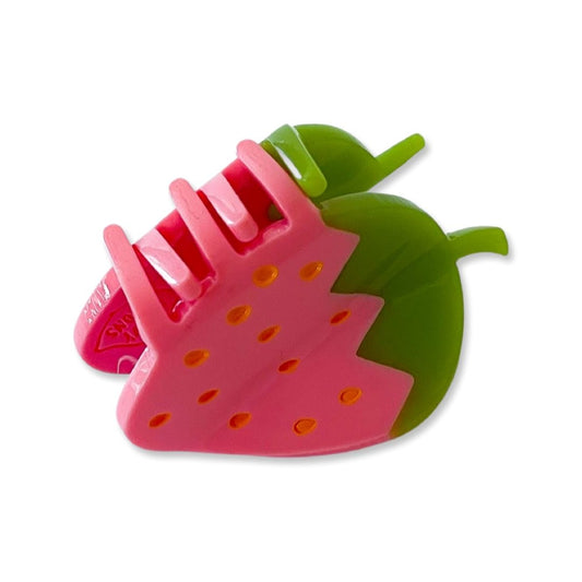 MINI Strawberry Hair Claw - Pink