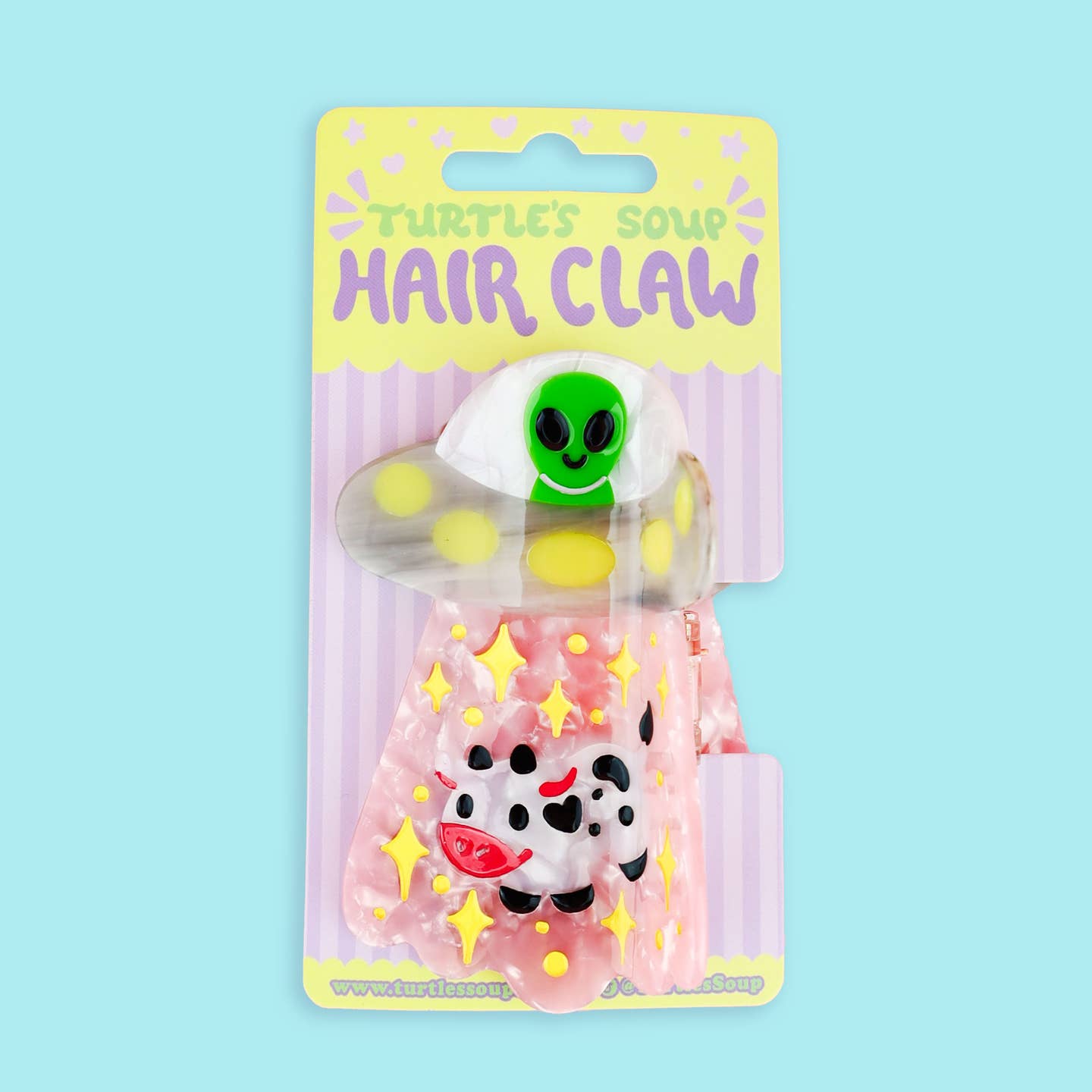 Alien Cow Abduction Hair Claw