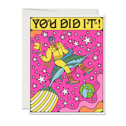 You Did It! Congratulations Card.