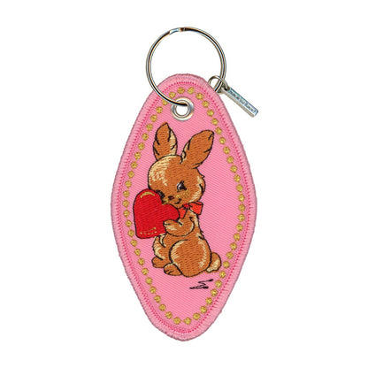 Wild At Heart Embroidered Keychain
