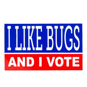 I Like Bugs And I Vote Sticker