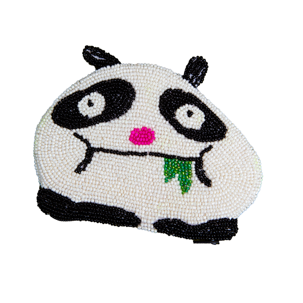 Panda Beaded Purse