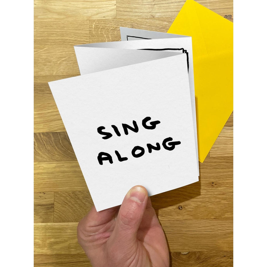 Sing Along Concertina Card
