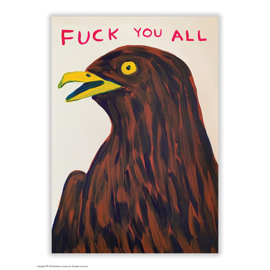 Fuck You All Postcard