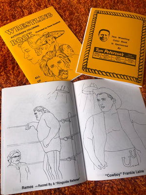 Wrestling Autograph Coloring BOok