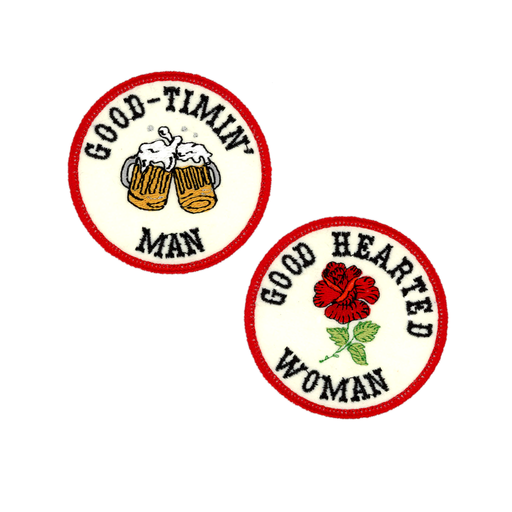 Good TImin' Man / Good Hearted Woman Patch Set