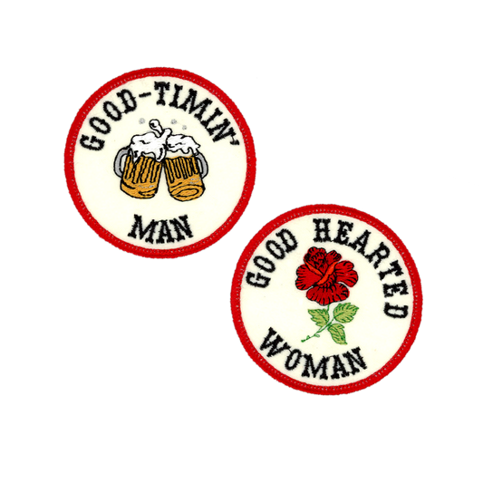 Good TImin' Man / Good Hearted Woman Patch Set