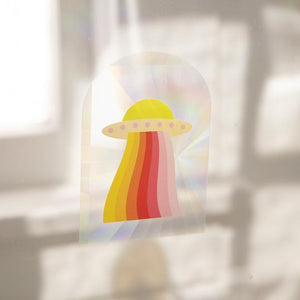 Suncatcher UFO Decal Sticker