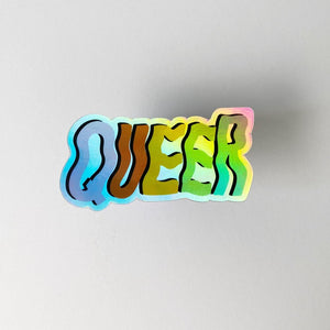 QUEER - Holographic Sticker