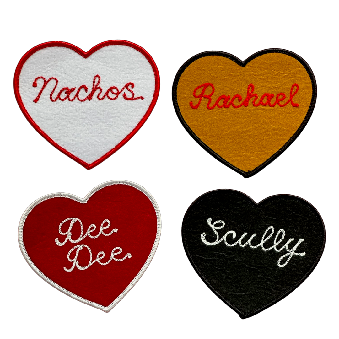 Custom Mini Heart Patches