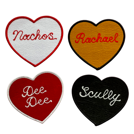 Custom Mini Heart Patches