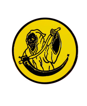 Have A Nice Life Reaper Smiley Pin
