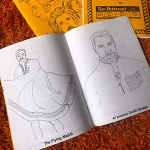 Wrestling Autograph Coloring BOok