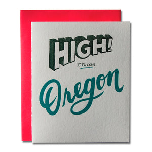 High From Oregon