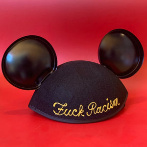 Chain Stitch Embroidered Mickey Mouse Ears