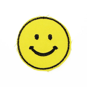 Smiley Face Stitched Patch