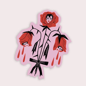 Pink Roses Sticker