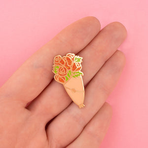 Roses Bouquet Pin