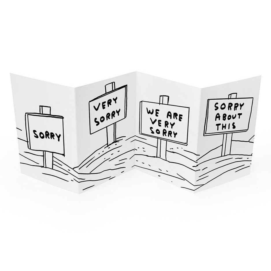 Sorry Concertina Card
