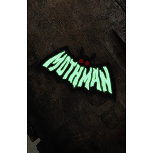 Mothman Patch - Cryptozoology Tracking Society - Glow in the Dark