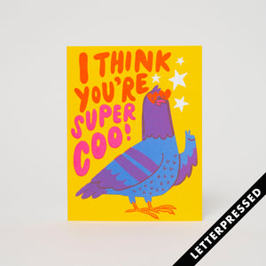 Super Coo Pigeon Card