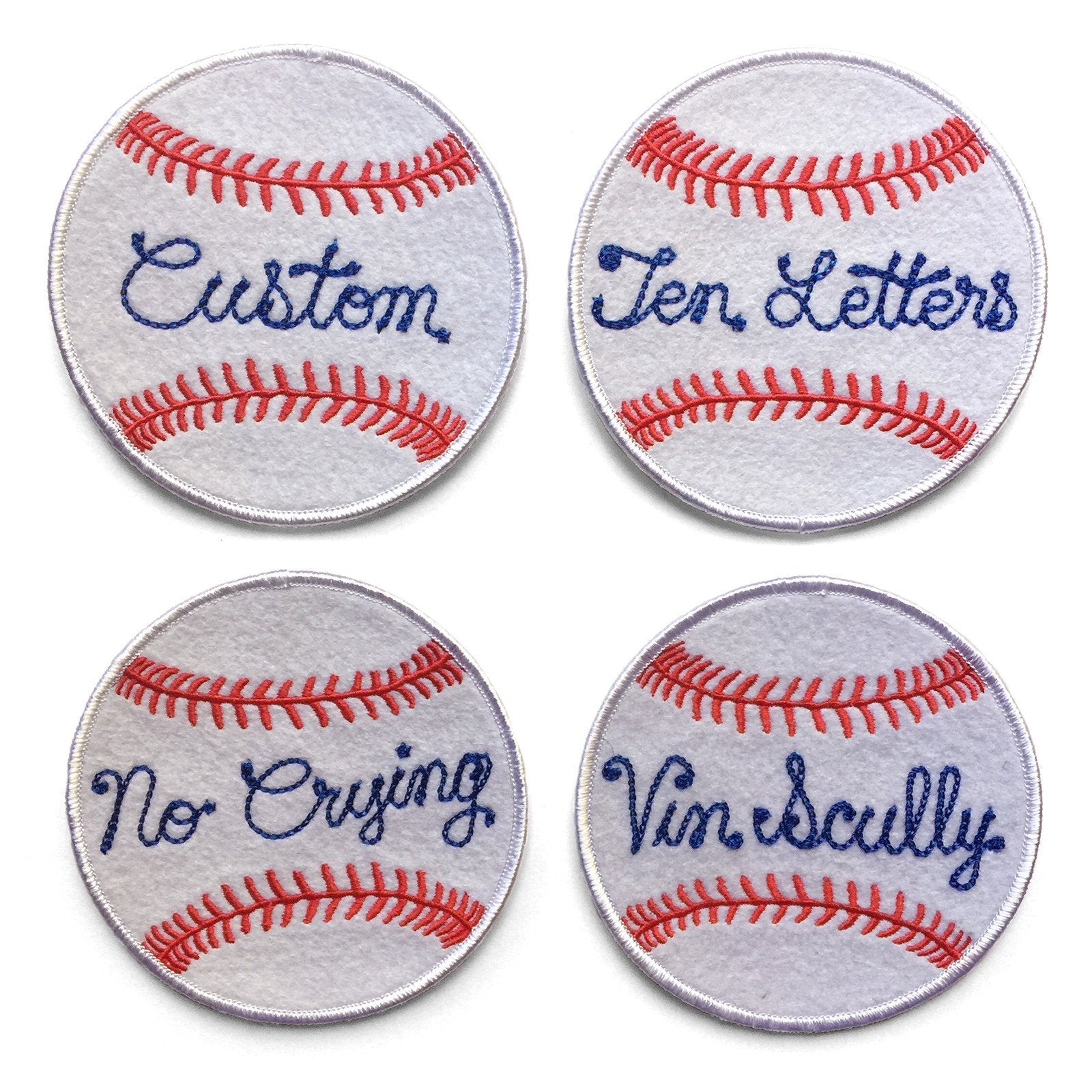 CUSTOM Baseball Chainstitch Patch - World Famous Original