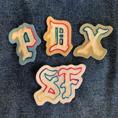 Custom Mini Chainstitch Letters - World Famous Original