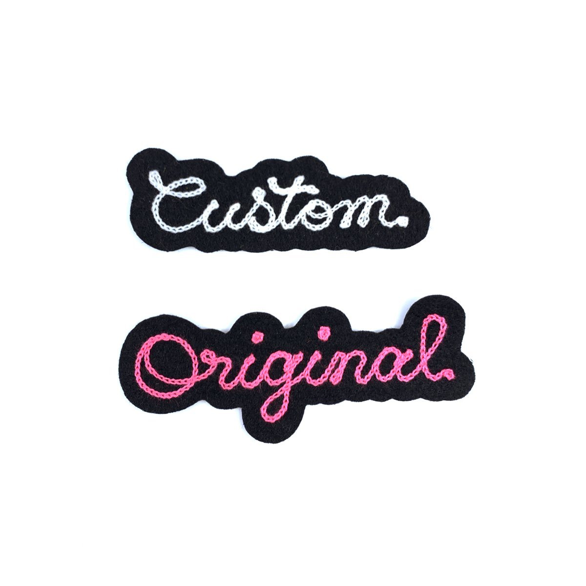 CUSTOM Mini Cut Felt Patches - World Famous Original
