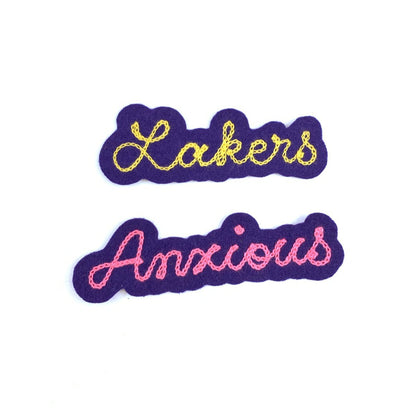 CUSTOM Mini Cut Felt Patches - World Famous Original