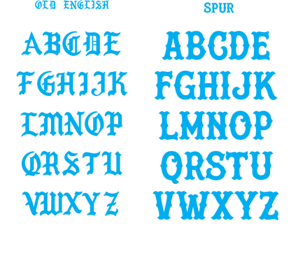 Chenille & Chainstitch Letter Patches Handmade Custom