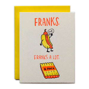 Franks A Lot! Card