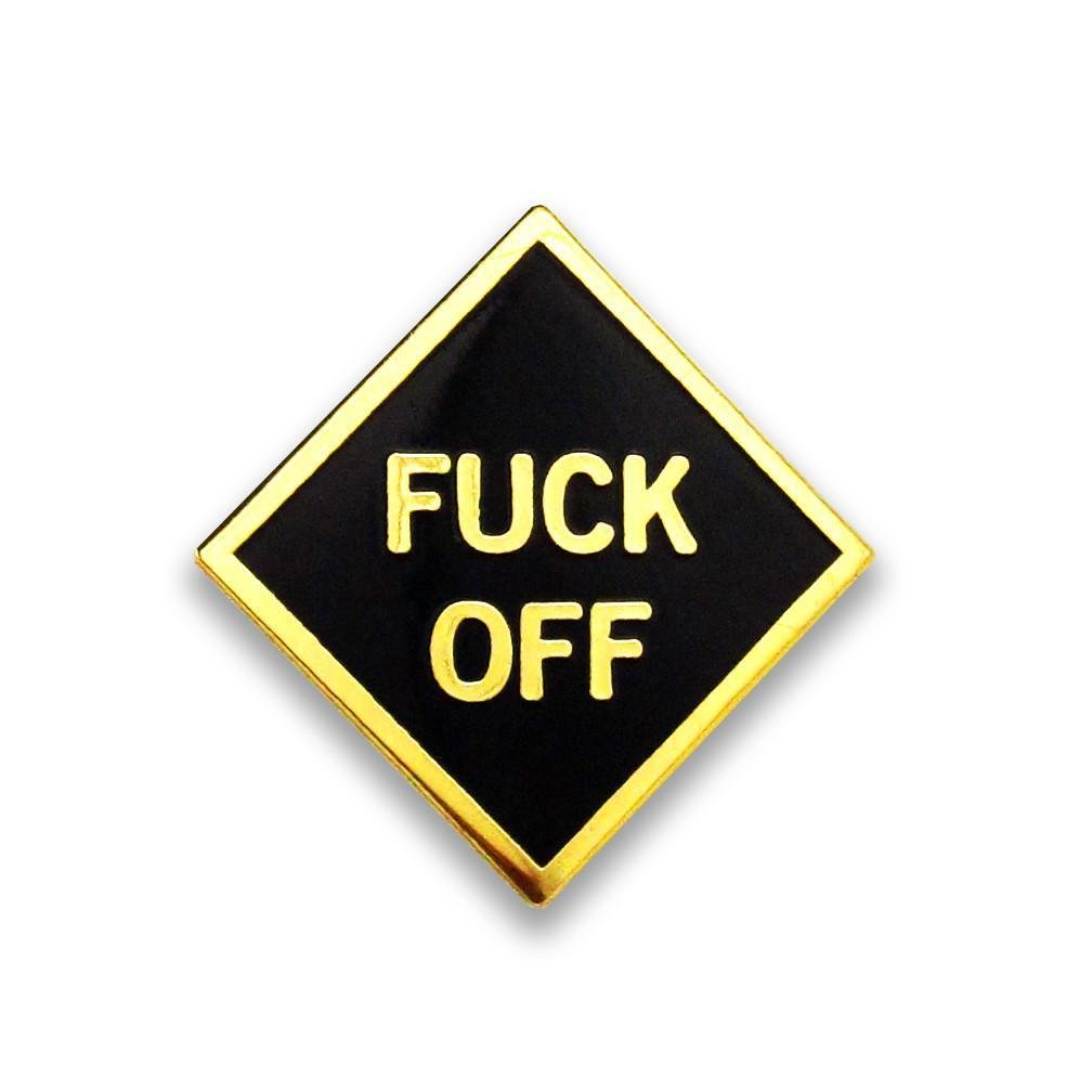 Fuck Off Enamel Pin - World Famous Original