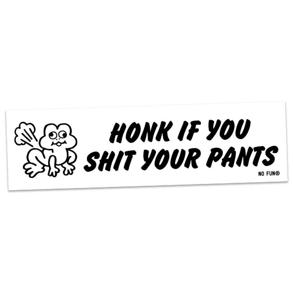 "Honk" Frog Bumper Sticker