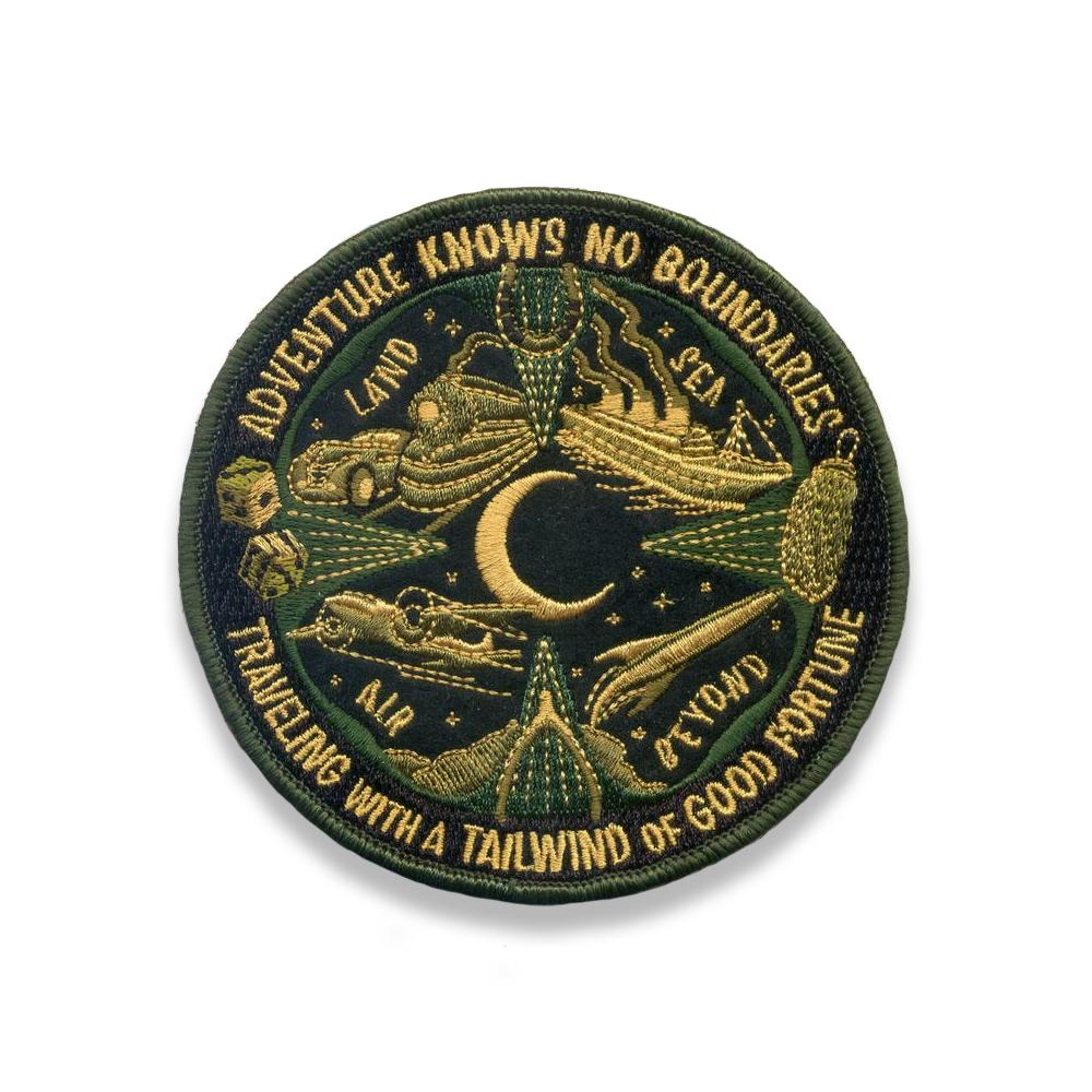Lucky Travel Patch - Adventure Knows No Boundries - World Famous Original