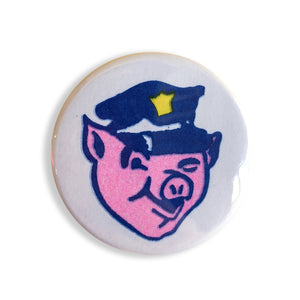 Officer Porky Button - 1.75" - World Famous Original