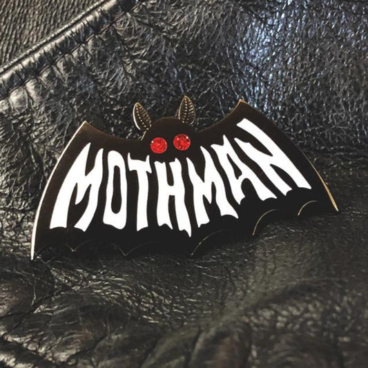 Mothman Pin Glow in the Dark!