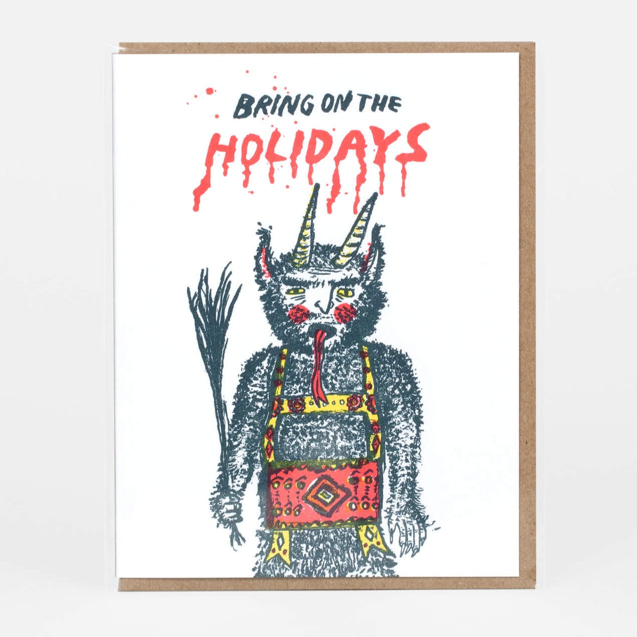 Bring on the Holidays Krampus Card