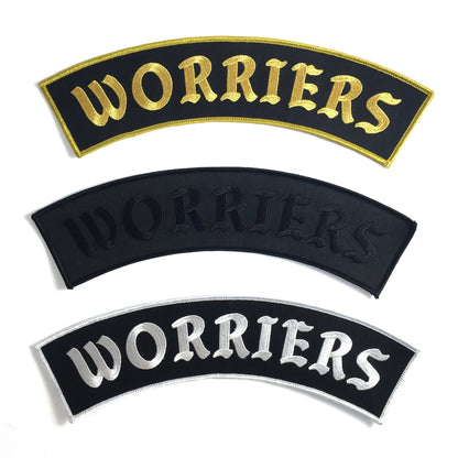Worriers Anxiety Club - Back Patches - World Famous Original