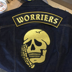 Worriers Anxiety Club - Back Patches - World Famous Original